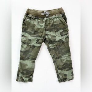Carter's Green Camouflage Cargo Pants